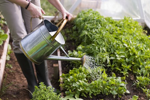 Gardener Pinner enjoying a vibrant and diverse garden landscape